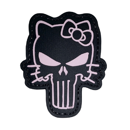 TACTICAL KITTY MORALE PATCH - BLACK/PINK