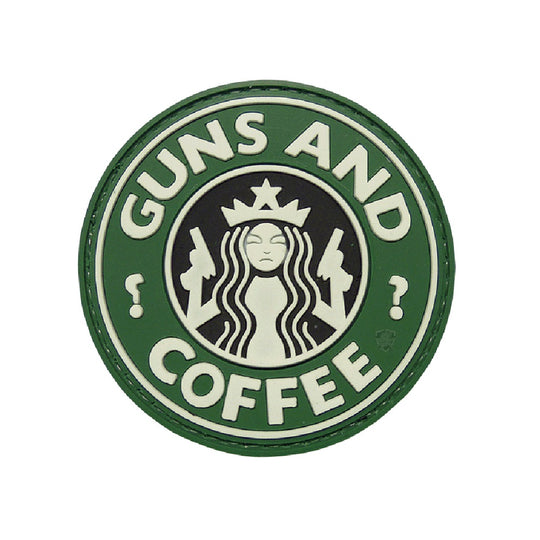 GUNS AND COFFEE MORALE PATCH