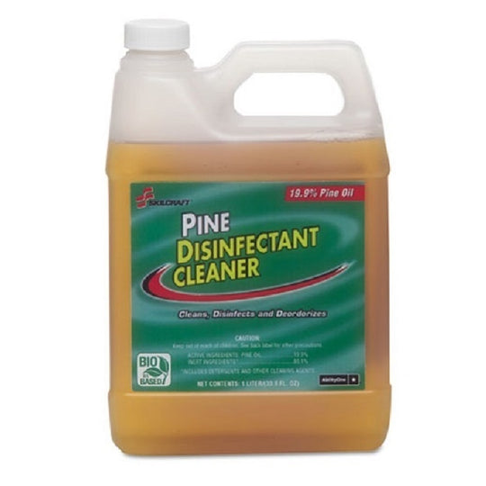 6840013424143 AbilityOne, Disinfectant, Detergent, General Use, Bio-Based, Concentrate, 19.9% Pine Oil, Liter Bottles Ea