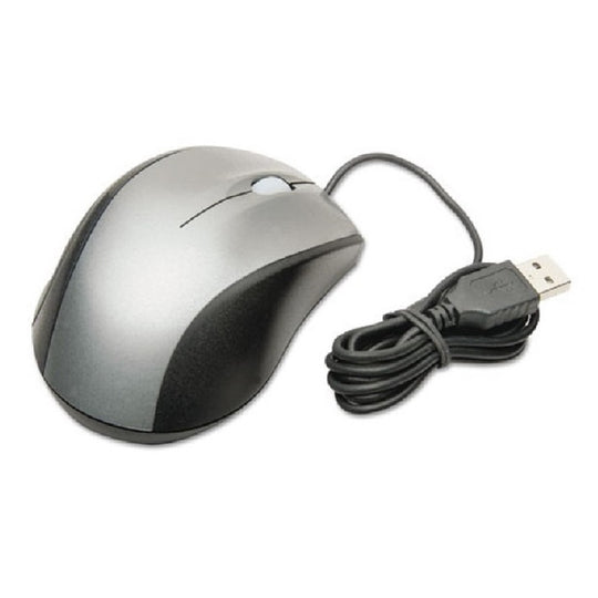 7025016184138 AbilityOne, Mouse, Optical Sensor, Black / Grey, Ergonomic Shaped 6/Bx