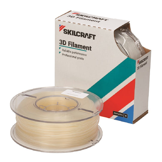 7045016858920 AbilityOne, 3D Printer Filament, Polylactic Acid, Natural,1kg of 1.75 mm Bx