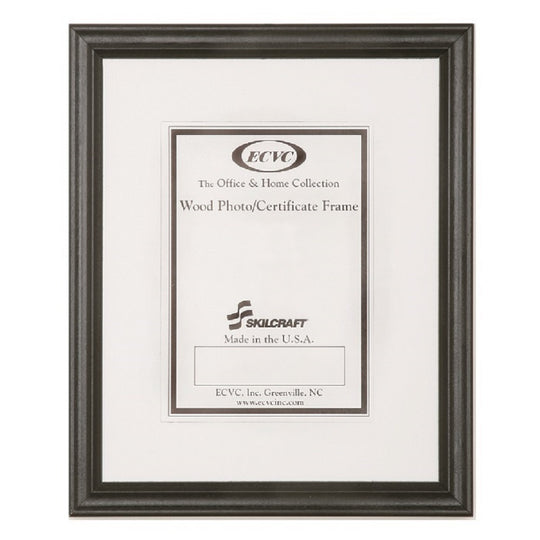 7105000528689 AbilityOne, Frame, Style A, Enamel, 8 1/2" x 11", Black Ea