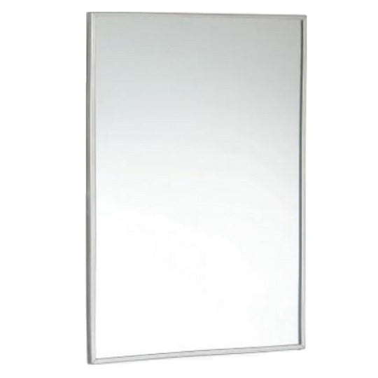 7105001334846 AbilityOne, Mirror, Stainless Steel Frame, 16" x 22" Ea