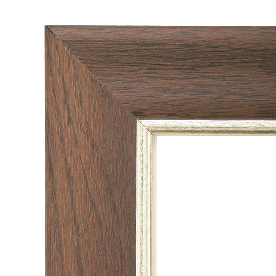 7105000528697 AbilityOne, Frame, Style B, Paper Wrapped Hardwood Molding, 10" x 14", Walnut Ea