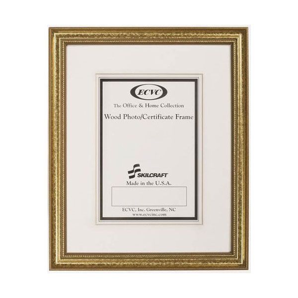 7105014195360 AbilityOne, Style F - Hardwood Finish Frames, 20" x 24", Gold Bx