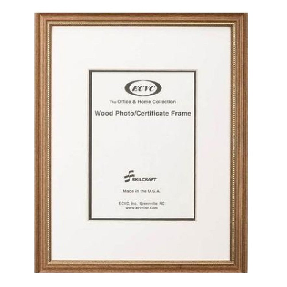 7105014246471 AbilityOne, Style F - Hardwood Finish Frame, 8-1/2" x 11", Oak Ea