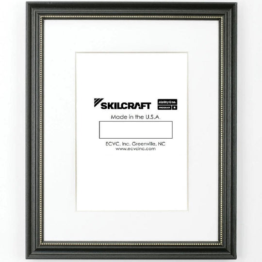 7105014246473 AbilityOne, Style F - Hardwood Finish Frames, 8" x 10", Black Ea