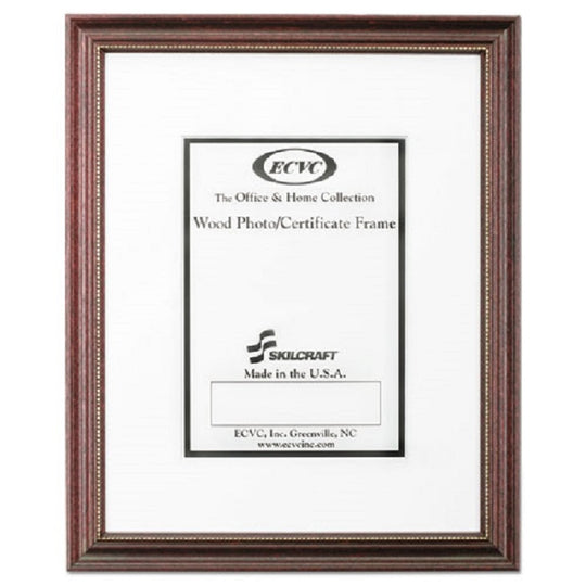 7105014246478 AbilityOne, Style F - Hardwood Finish Frames, 11" x 14", Mahogany Ea