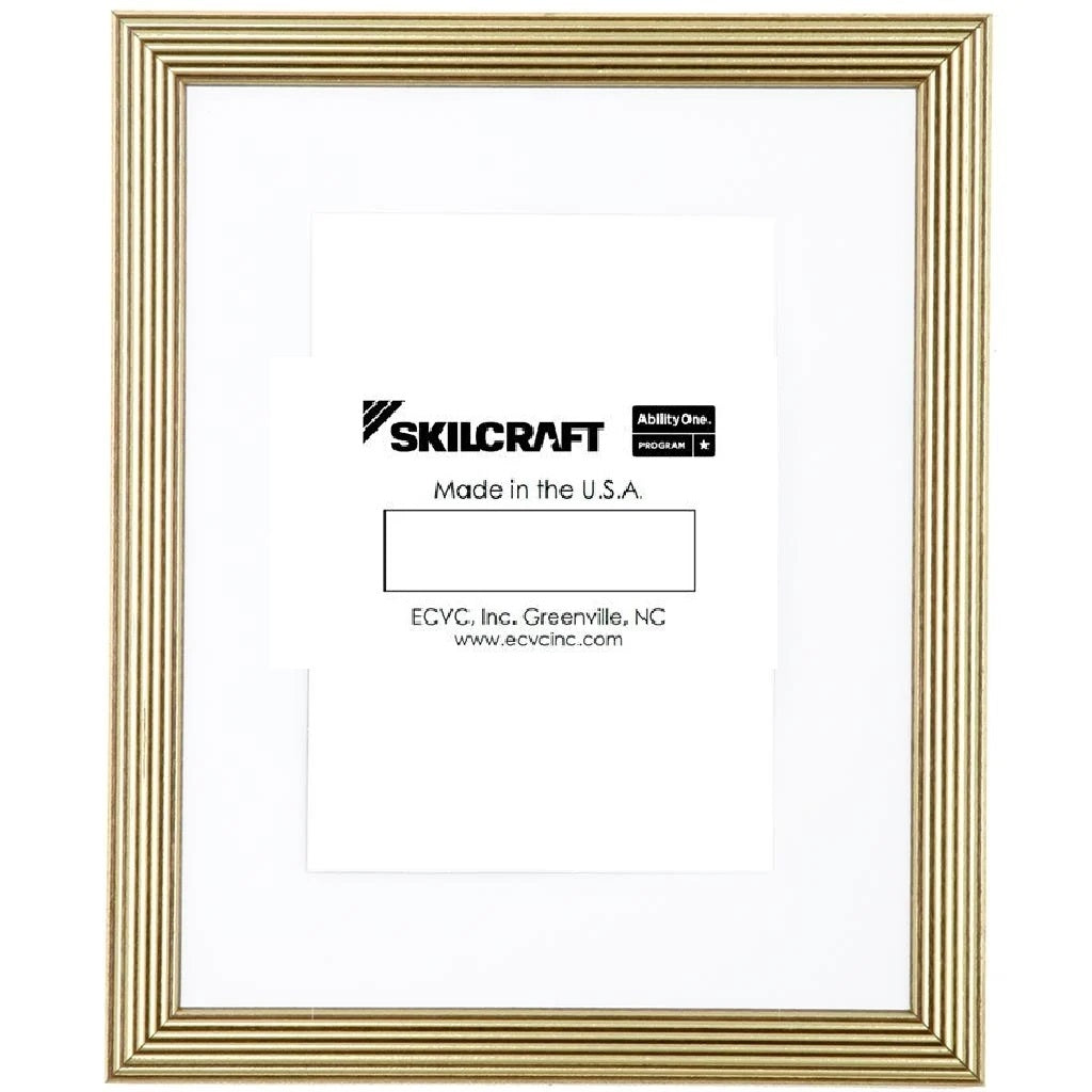 7105014406065 AbilityOne, Style D, Antique Gold Frames, Velcro Hanger, 8-1/2 " x 11" Bx