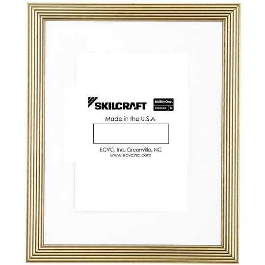 7105014406073 AbilityOne, Style D - Antique Gold Frames, Velcro Hanger, Easel Back, 5" x 7" Bx