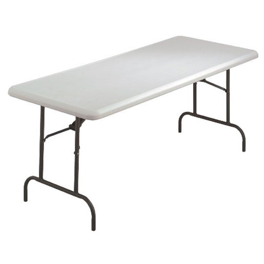 AbilityOne, 5766178, 7105015766178, Rectangular Folding Table, 1200 lb Weight Capacity, 72" W x 29" H x 30" D, Platinum Gray Ea