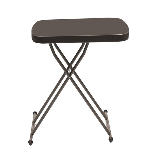 7110017026957 AbilityOne, Personal Adjustable Height Folding Table, 25 lb Weight Capacity, Charcoal Gray Ea