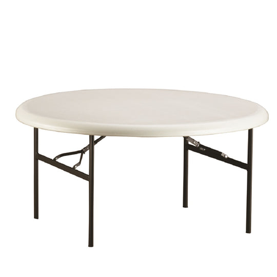 7195016183861 AbilityOne, Round Folding Table, 29" H x 60" D, 600 lb weight capacity, Platinum Gray Ea