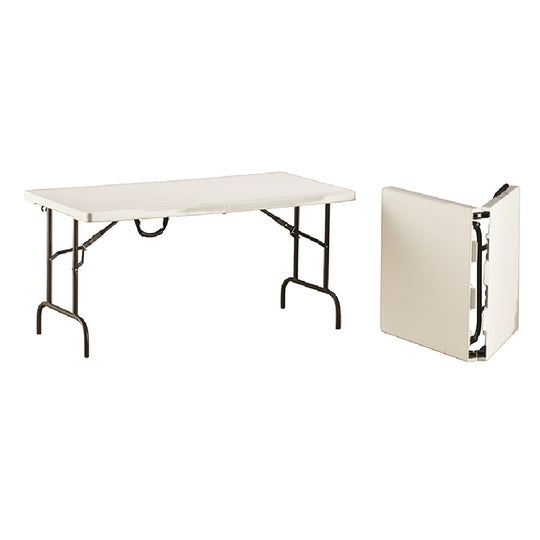 7195016183862 AbilityOne, Bi-Fold Folding Table, 60" W x 29" H x 30" D, 250 lb weight capacity, Platinum Gray Ea