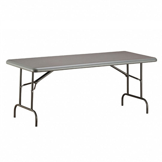 7195016183866 AbilityOne, Rectangular Folding Table, 1200 lb weight capacity, 72" W x 29" H x 30" D, Charcoal Gray Bx