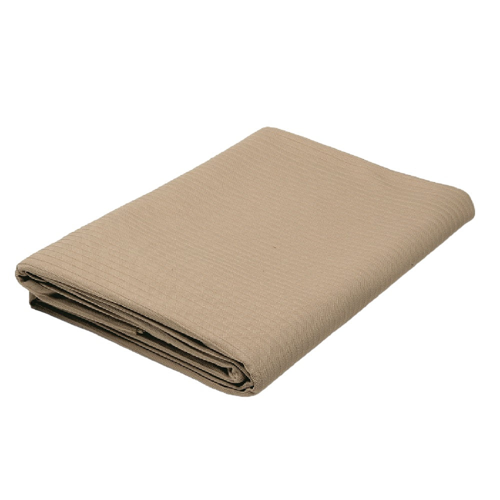 NSN4889180 RIB KNIT FABRIC BEDSPREAD, TAN  DZ