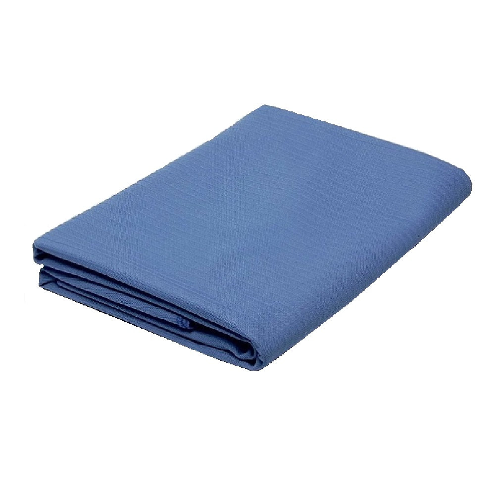 7210014889184 AbilityOne NSN4889184 Rib Knit Fabric Bedspread, 63" x 103", Blue