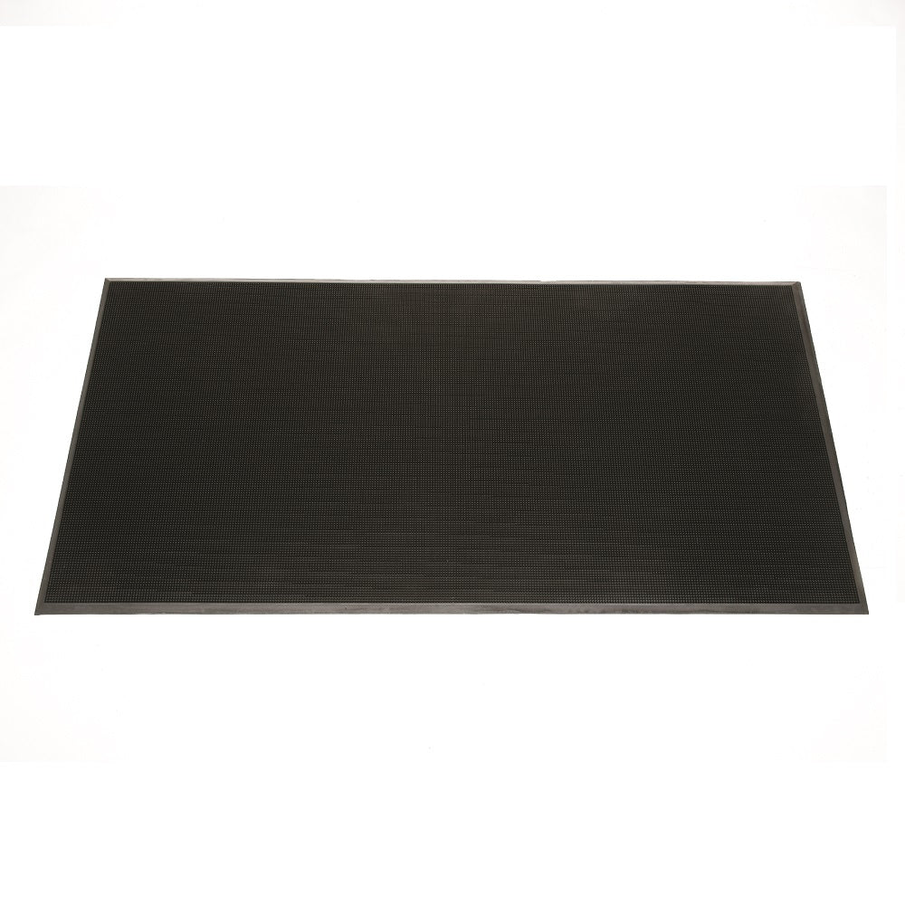 7220015826248 AbilityOne NSN5826248 3-Mat, Floor, Finger-Tip, Heavy Duty, Black, 3' x 5/8" x 6'