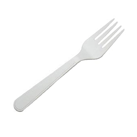 7340014387392 AbilityOne NSN4387392, Medium Duty Plastic Fork, Type V, White Bx
