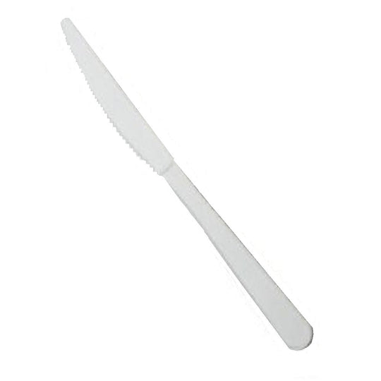 NSN4389241, MEDIUM DUTY PLASTIC KNIVES, WHITE CS