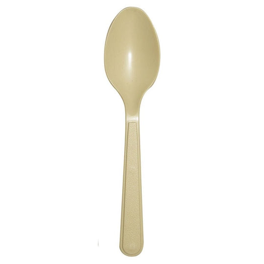 7340015641887 AbilityOne NSN5641887, Biobased Cutlery, Spoons, Tan Ea