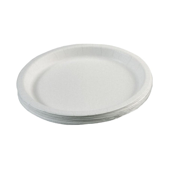 NSN8993056, PAPER PLATE, DEEP 9" DIA. 3/4" DEEP, WHITE BX