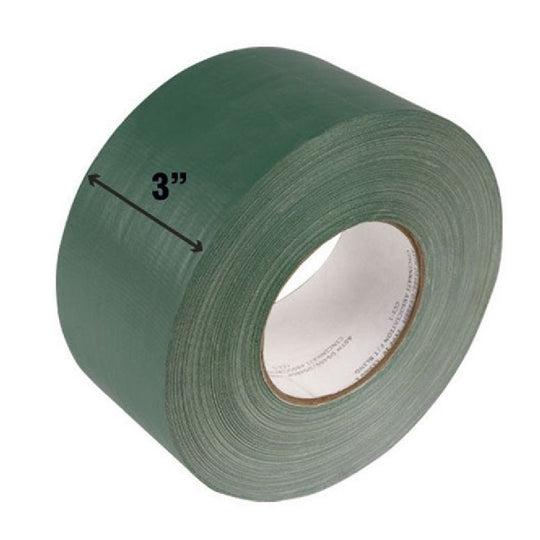 7510000745160 AbilityOne NSN0745160 Waterproof Tape "The Original'' 100 MPH Tape, 3" x 60 Yds, Dark Green Bx