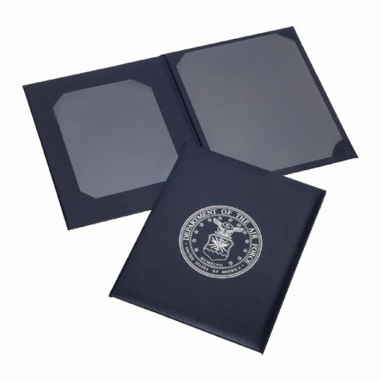 RETIREMENT CERTIFICATE US AIR FORCE BINDER, BLUE 1/CASE