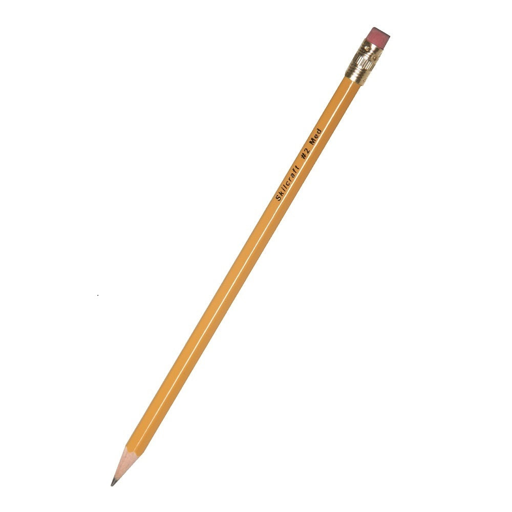 NO. 2 WOOD CASED MEDIUM LEAD PENCIL, BX