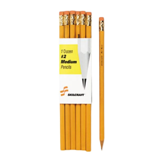 7510002815234 AbilityOne NSN2815234, NO. 2 Medium Lead Pencil, Wood Cased Pk