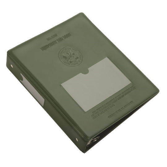 7510008893494 AbilityOne NSN8893494 U.S. Army Equipment Log Book, 1.5" Binder Capacity, Green Bx