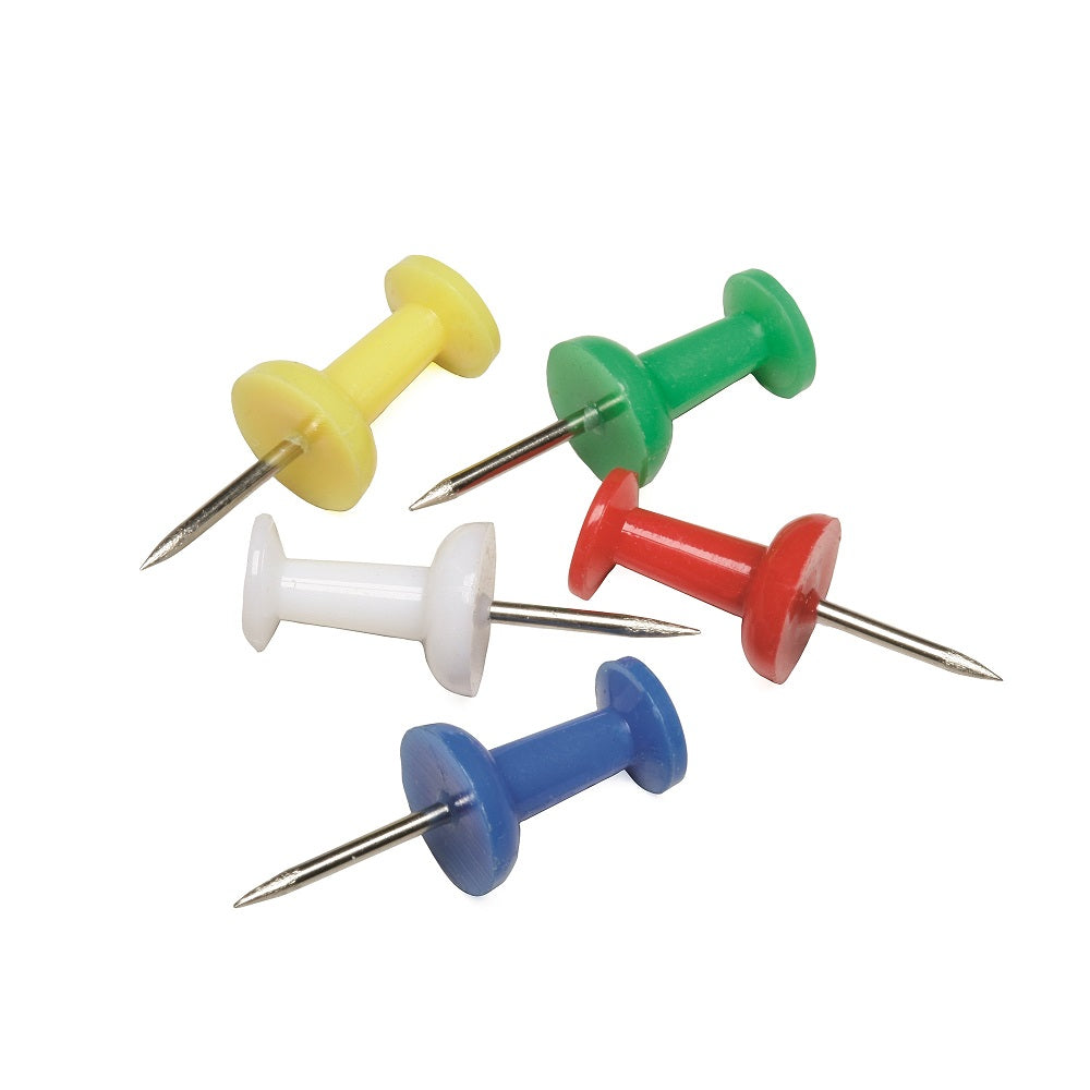 7510012073978 AbilityOne NSN2073978 Colorful Plastic Head Pushpins, 0.4" Length Bx