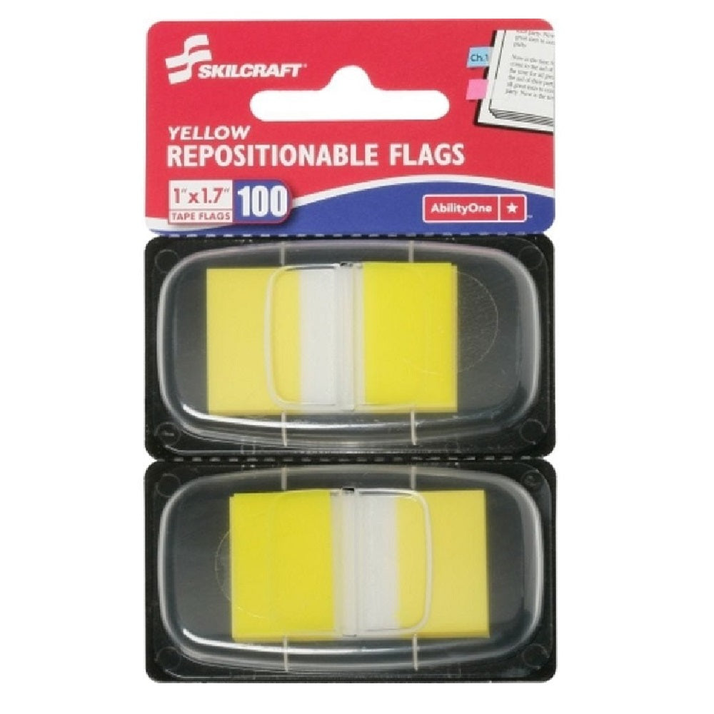 7510013152024 AbilityOne NSN3152024 Self-Stick Repositionable Flags, Yellow Bx