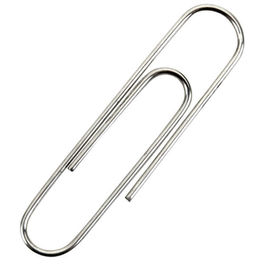 7510014676738 SMALL PAPER CLIPS #1, SILVER EA