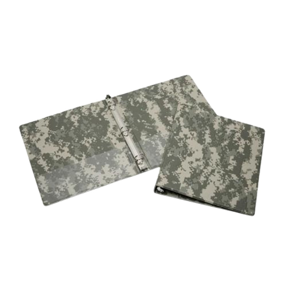 7510014841755 AbilityOne NSN4841755, 3-Ring Camouflage Binder - 1" Capacity - Camouflage Bx