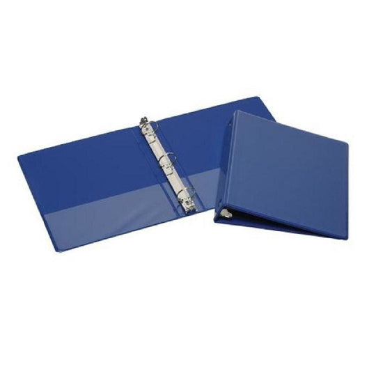 ROUND RING VIEW BINDER, 3 RINGS, 1.5" CAPACITY - BLUE