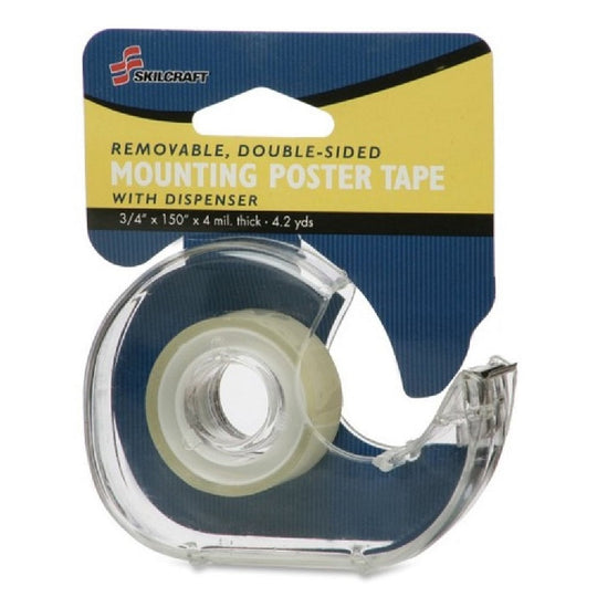 7510015659541 DOUBLE SIDED TAPE, REMOVABLE MOUNTING POSTER TAPE BX