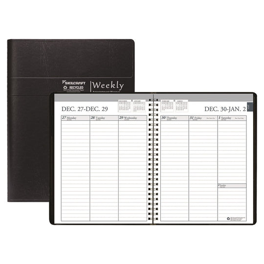 NSN6828104, PROFESSIONAL PLANNER, DATED 2024 RECYCLED WEEKLY BX