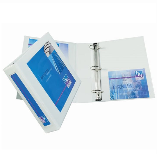 NSN7011610, FRAMED SLANT-D RING VIEW BINDER, 2' CAPACITY, WHITE EA