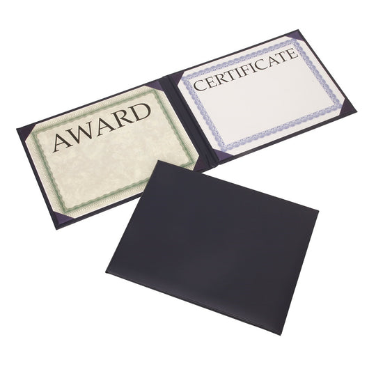 NSN7143044, AWARDS CERTIFICATE BLUE PADDED COVER NO SEAL PORTRAIT BINDER BX