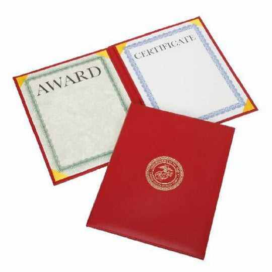 NSN7146629, AWARDS CERTIFICATE BLUE PADDED COVER "SILVER USSF SEAL" PORTRAIT BINDER BX