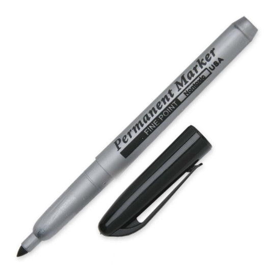 NSN0433408, PERMANENT BLACK MARKER, FINE POINT BX