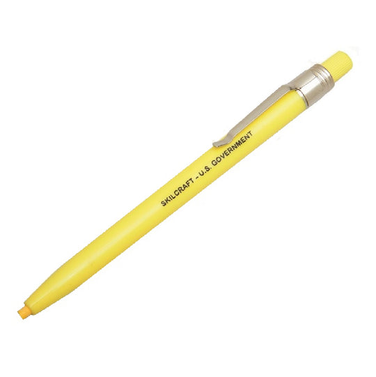 CHINA MARKER WAX PENCEL, YELLOW BARREL/LEAD YELLOW BX