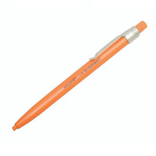 CHINA MARKER WAX PENCIL, MECHANICAL, ORANGE BARREL/ORANGE WAX BX