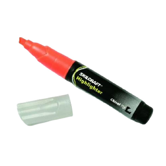 LARGE FLUORESCENT HIGHLIGHTER, ORANGE INK BX