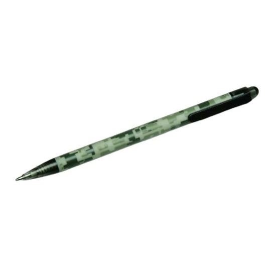 ACU-500 RETRACTABLE BALLPOINT PEN, CAMOUFLAGE BARREL, BLACK INK BX