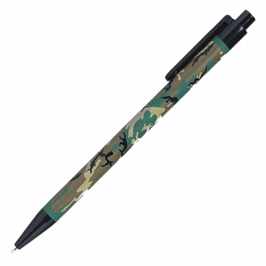 ACU-500 RETRACTABLE BALLPOINT PEN, CAMOUFLAGE BARREL, BLACK INK BX