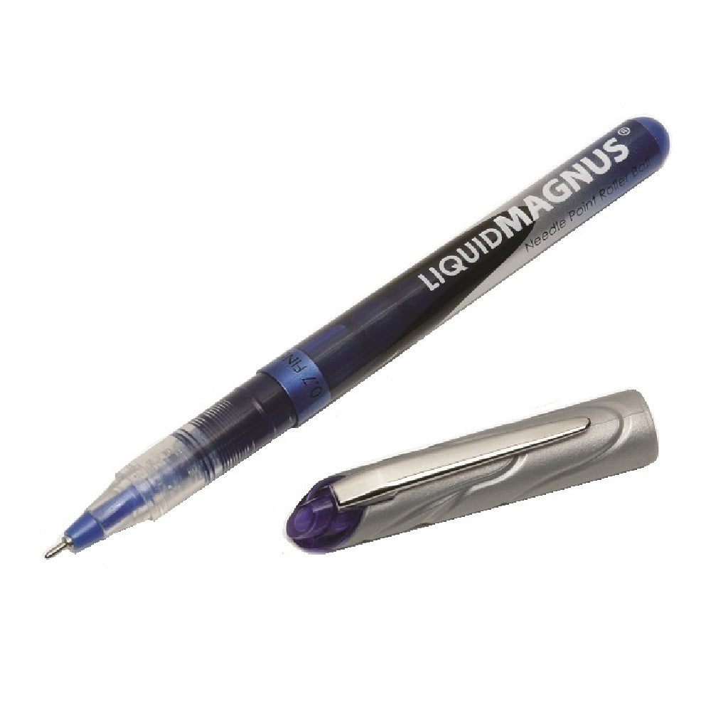 LIQUID MAGNUS FINE POINT ROLLERBALL PEN, BLUE INK PK