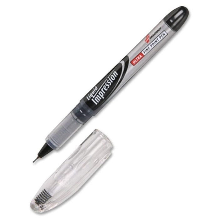 7520015194373 AbilityOne, Skilcraft, NSN5194373 - Liquid Impression Porous Point Pen - Ultra-Fine Point - Black Ink