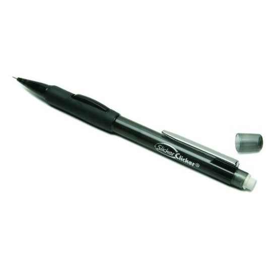 ADVANCED SLICKER CLICKER, MECHANICAL PENCIL, TRANSLUCENT BLACK BX